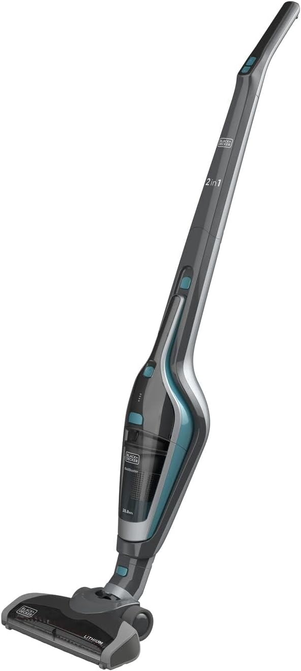 Black & Decker 14.4V 28.8Wh Cordless Stick Vacuum Cleaner, 2Ah Lithium-Ion Battery 2in1 Floor, Detachable Handheld Vacuum, Self Standing Mode and a Dust bowl Capacity 500ml SVA420B-B5 2 Years Warranty