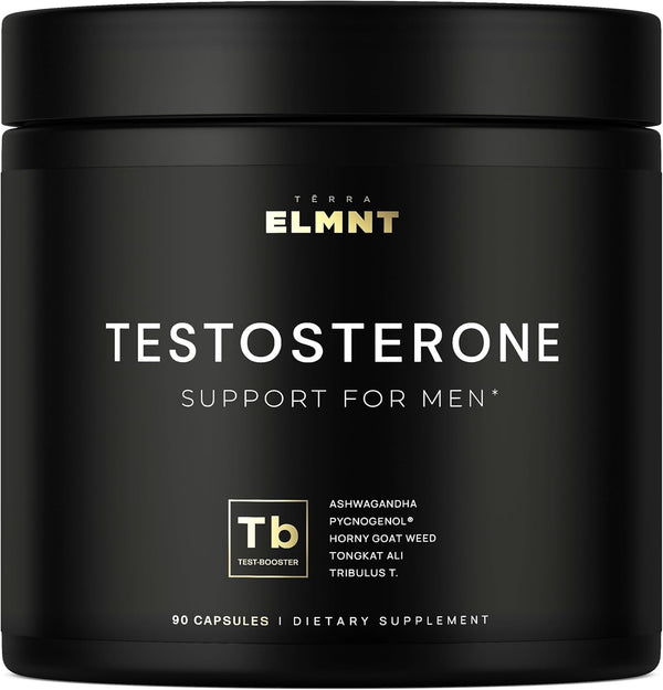 21,800mg Testosterone Booster for Men 8X Strength w. Ashwagandha, Tongkat Ali, Pycnogenol, Tribulus - Total T Testosterone Supplement for Men Male Enhancing Libido Test Booster + Muscle Builder Pills