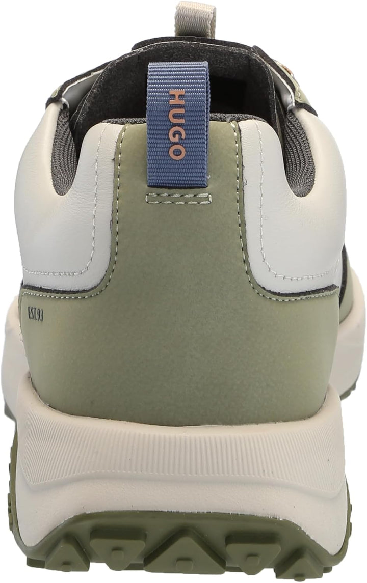 HUGO Men's Running Style Mix Material Sneakers