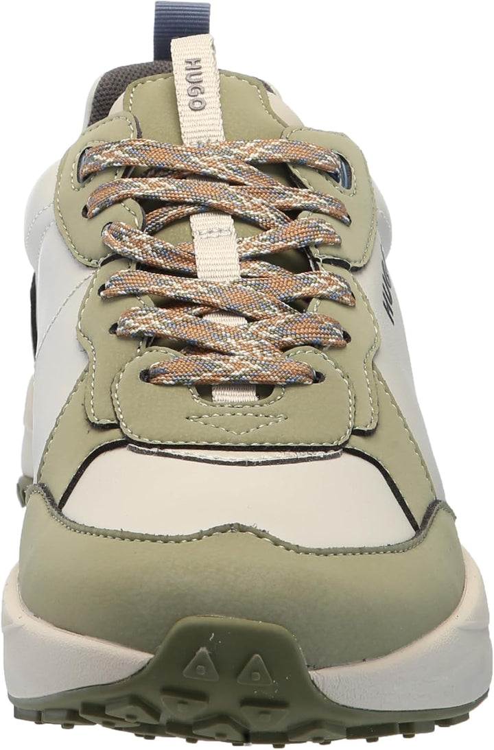 HUGO Men's Running Style Mix Material Sneakers